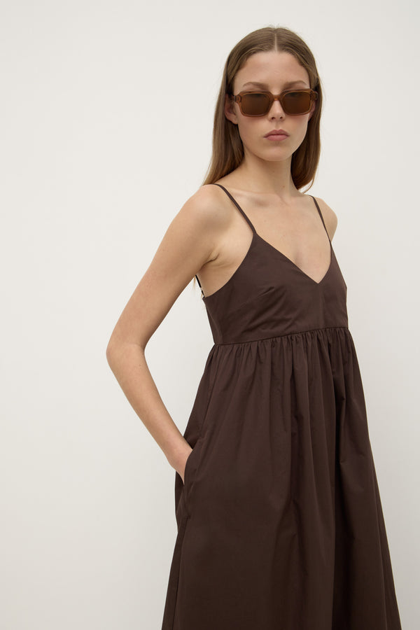 Re-Worn Bronte Poplin Midi Dress