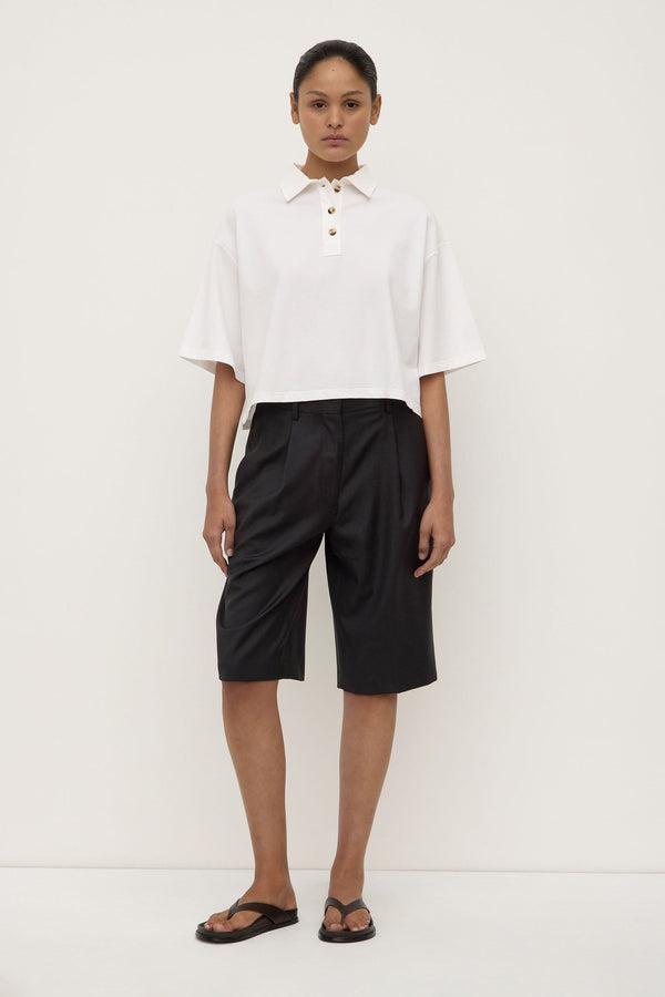 Re-Worn Callie Cropped Polo