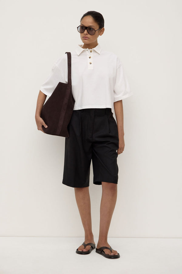 Re-Worn Callie Cropped Polo