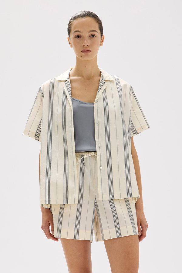 Capri Stripe Short