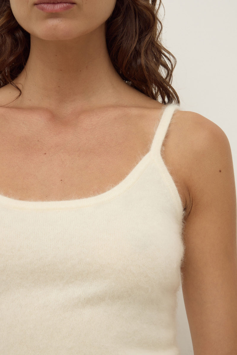 Womens Carina Wool Tank Cream | Assembly Label
