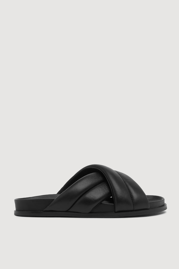 Dana Padded Leather Slide