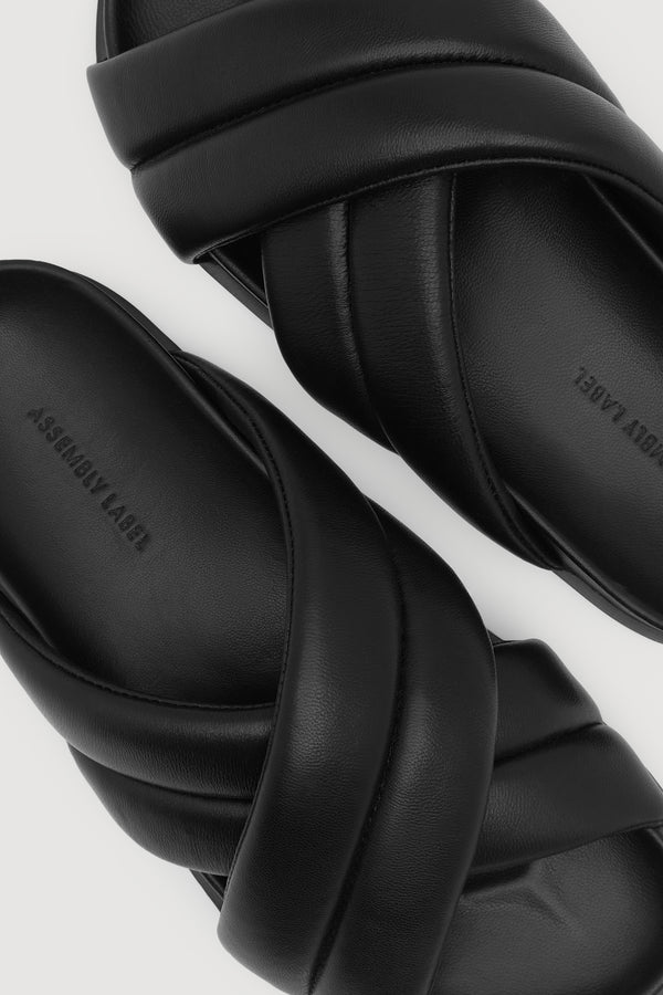 Dana Padded Leather Slide