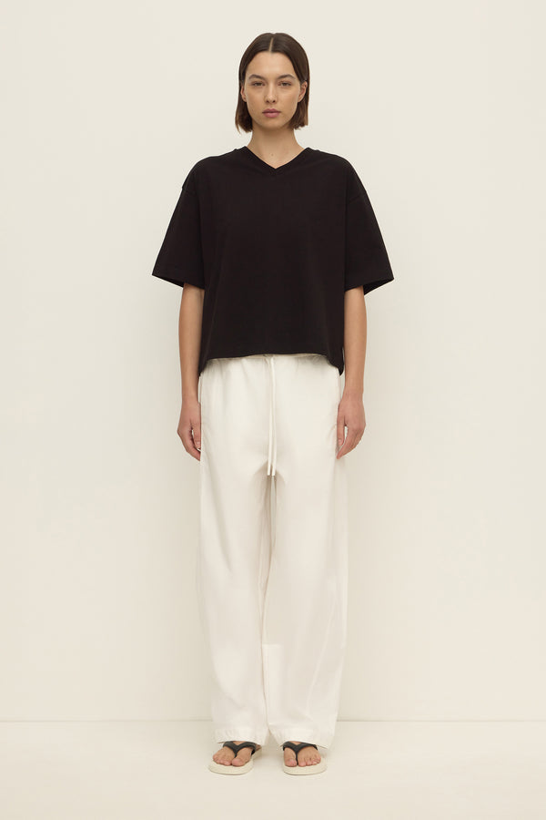 Ellie V Neck Oversized Tee