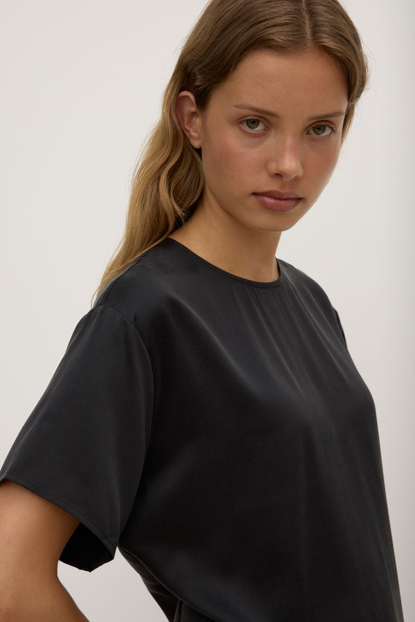 Ena Silk Tee Dress
