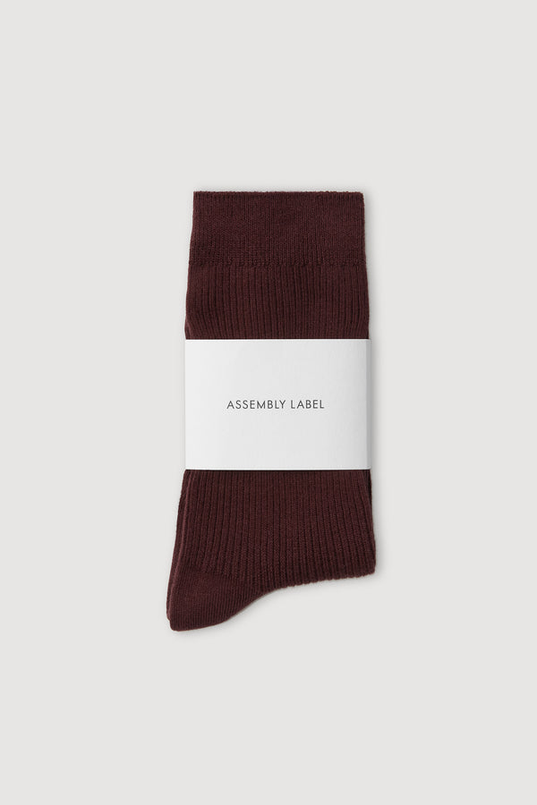 Essential Sock Burgundyjpg