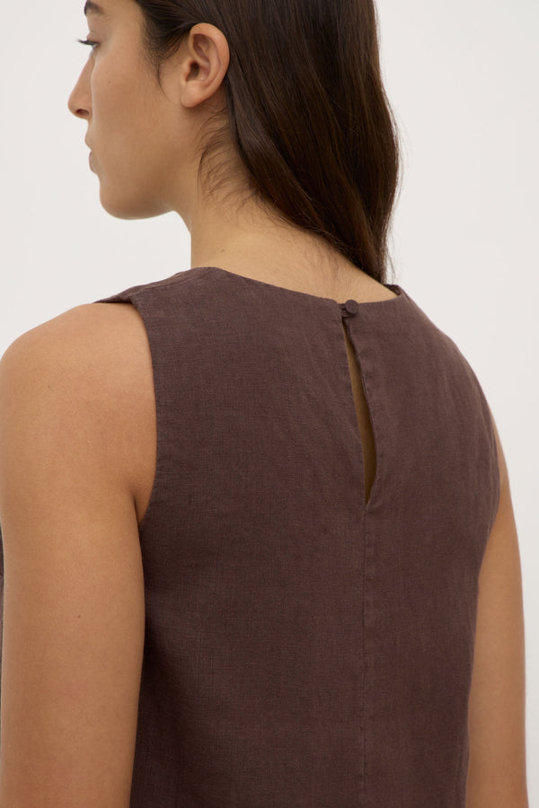 Re-Worn Estelle Linen Top