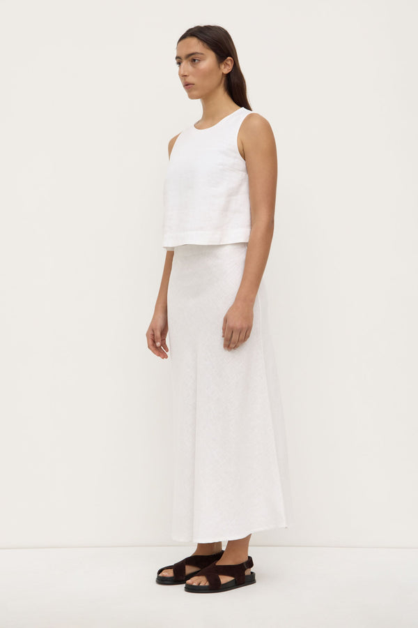Re-Worn Estelle Linen Top