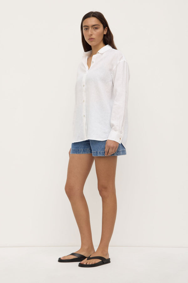 Re-Worn Everyday Womens Linen Shirt