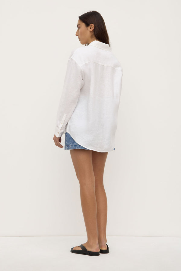 Re-Worn Everyday Womens Linen Shirt