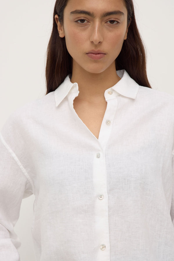 Re-Worn Everyday Womens Linen Shirt