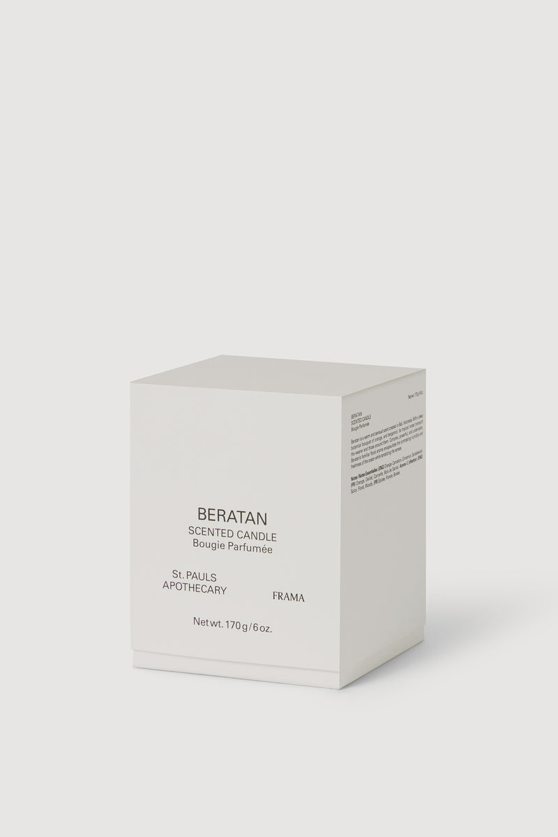 FRAMA - Beratan Scented Candle 170g | Assembly Label