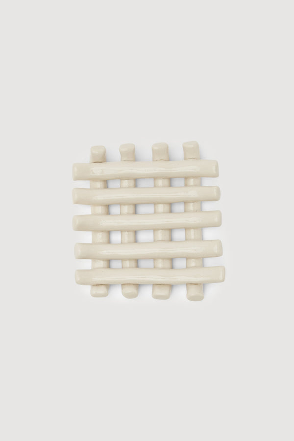 Jedda Clay Grid Soap Dish