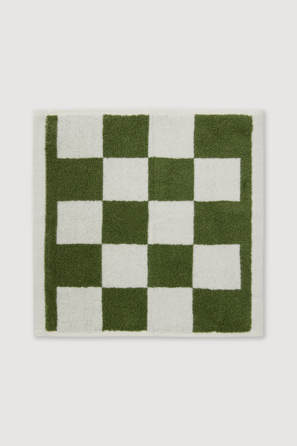 Hay Check Wash Cloth