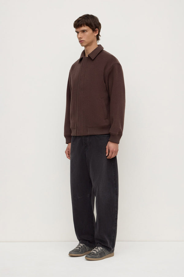 Re-Worn Harrington Wool Bomber Jacket