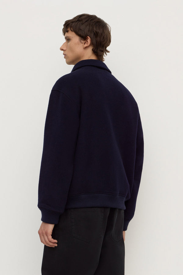 Re-Worn Harrington Wool Bomber Jacket