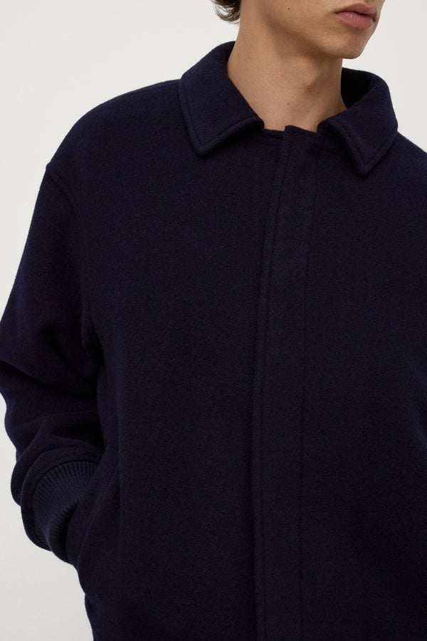 Re-Worn Harrington Wool Bomber Jacket