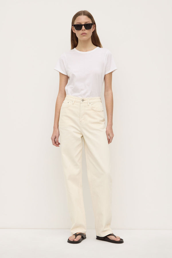 Re-Worn High Waist Straight Jean