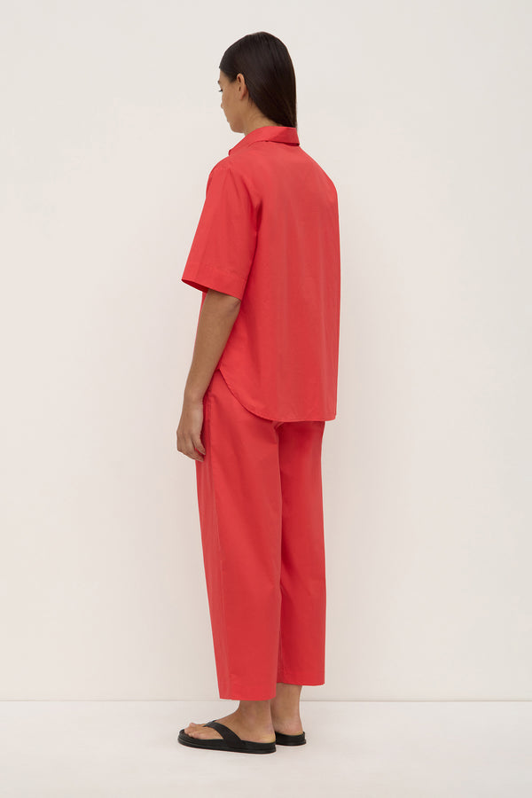 Joni Short Sleeve Shirt Chilli-4