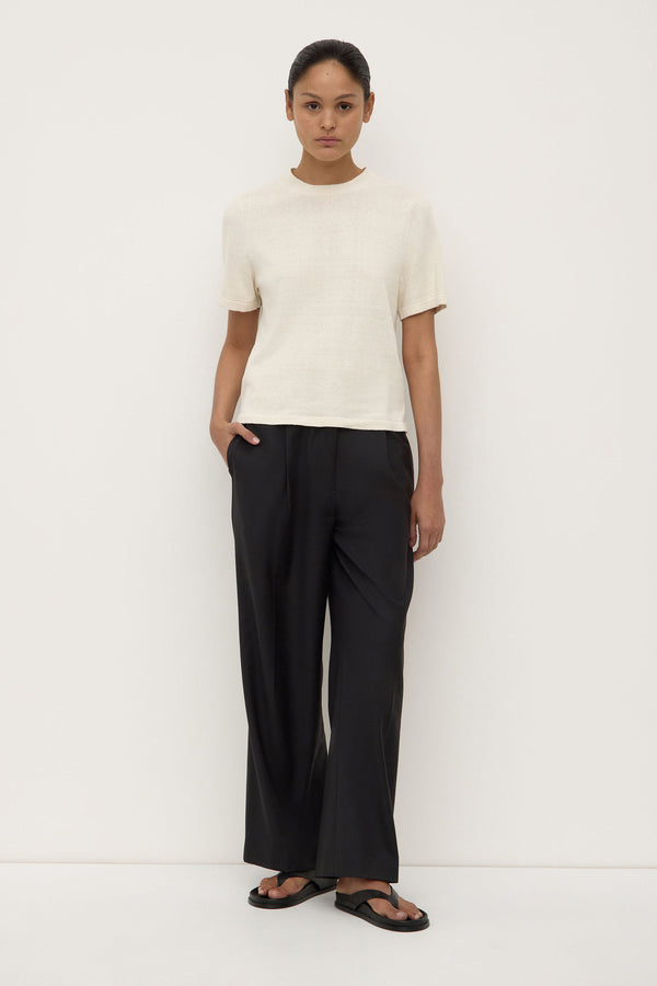 June Silk Knit Tee