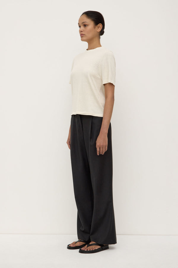 June Silk Knit Tee
