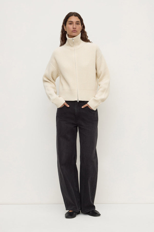 Re-Worn Kaia Wool Zip Sweater