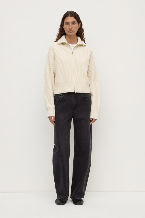 Re-Worn Kaia Wool Zip Sweater