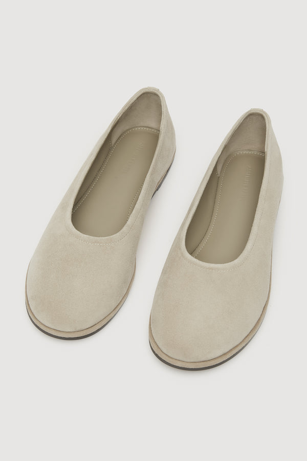 Kate Suede Flat Sand-2jpg