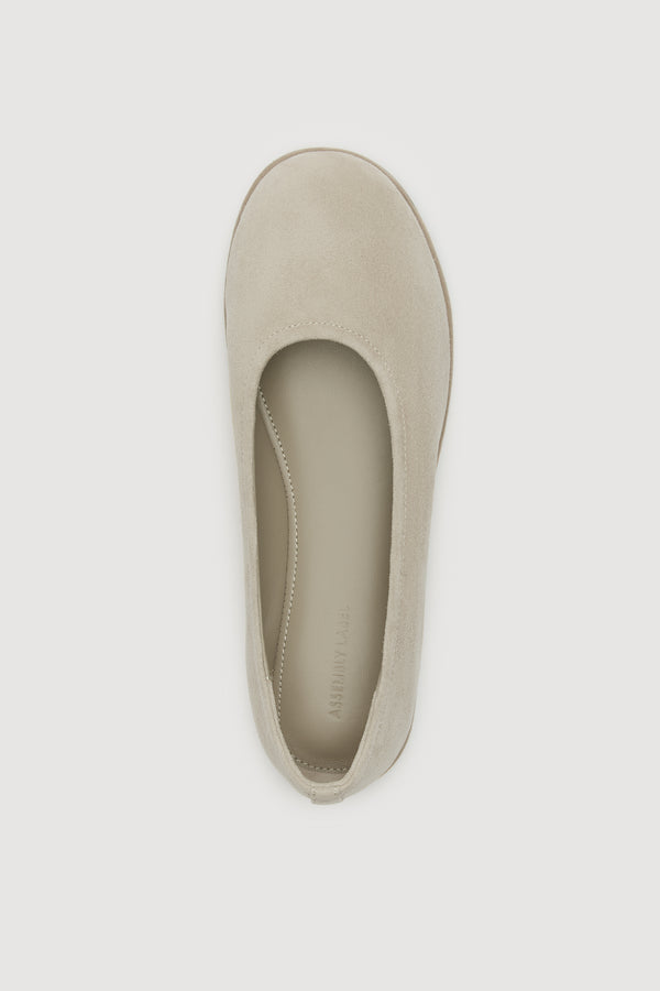 Kate Suede Flat Sand-4jpg