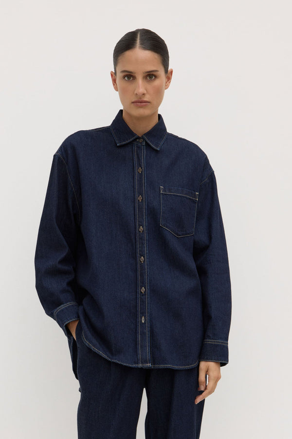Re-Worn Kiera Recycled Denim Shirt