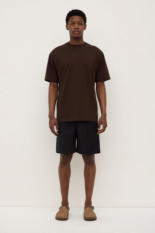 Knox Organic Oversized Tee Washed Ganache-1