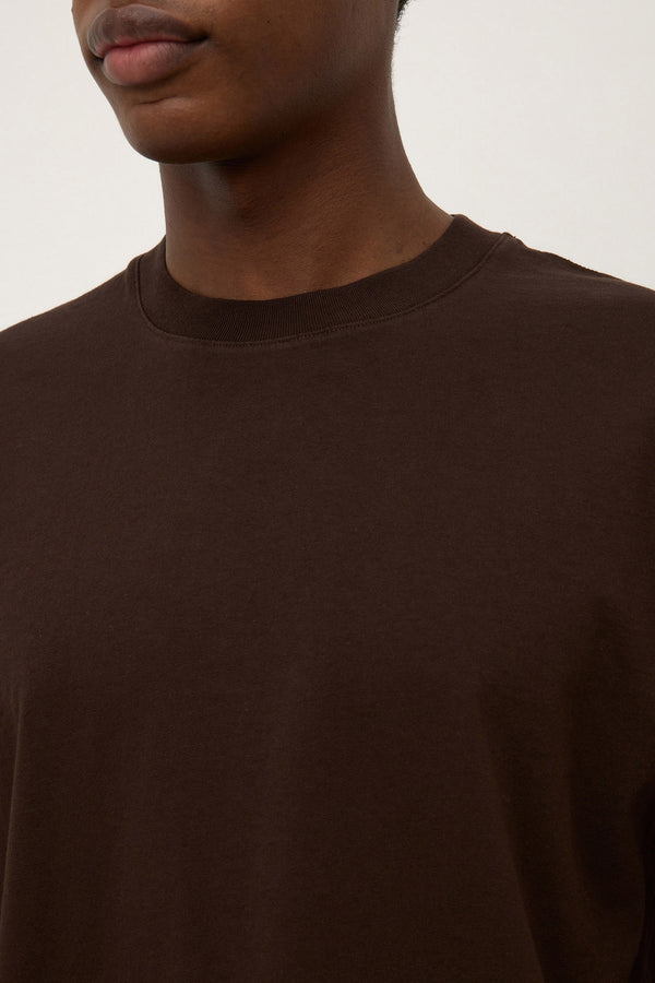 Knox Organic Oversized Tee Washed Ganache-5