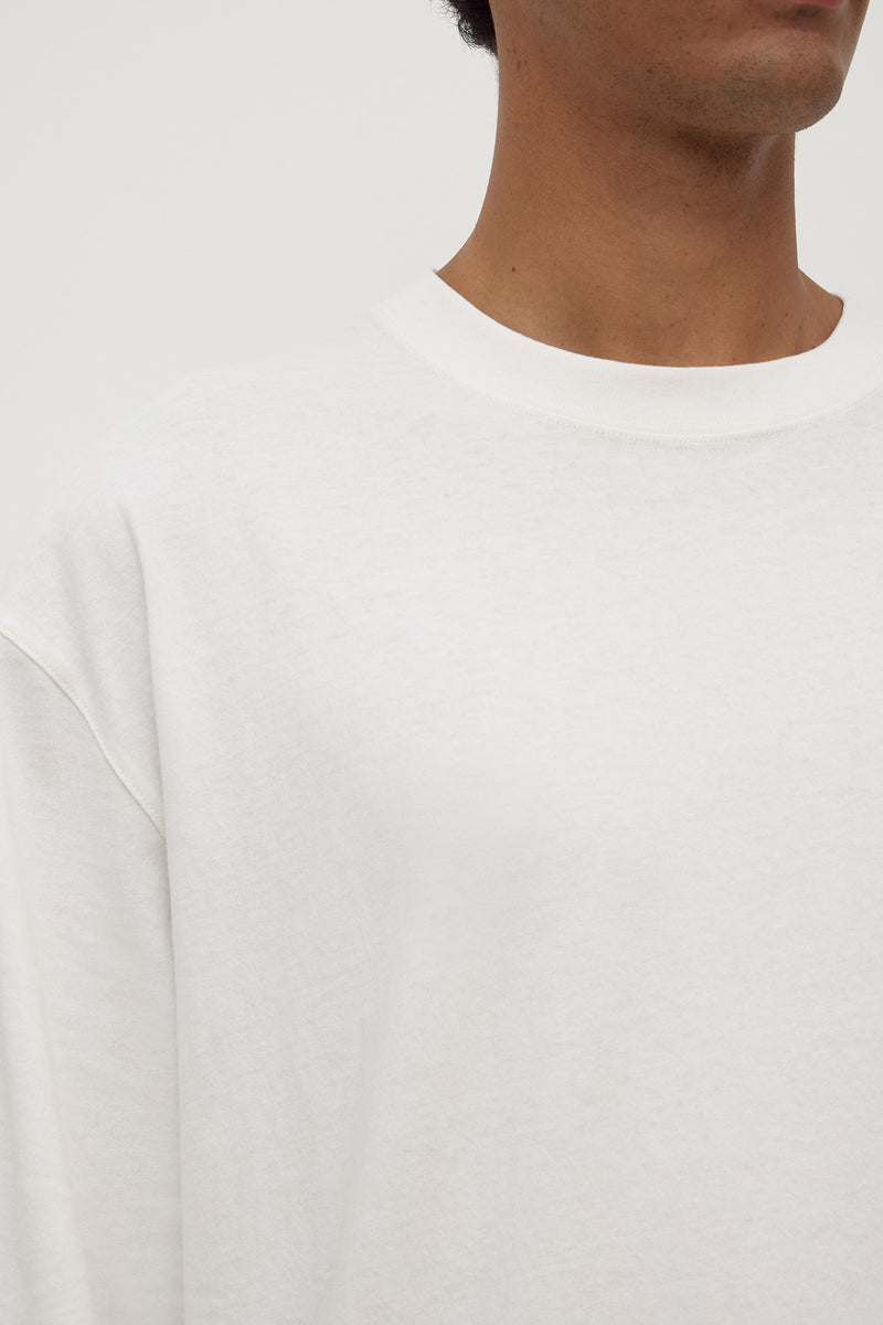 Mens Knox Long Sleeve Tee Antique White | Assembly Label