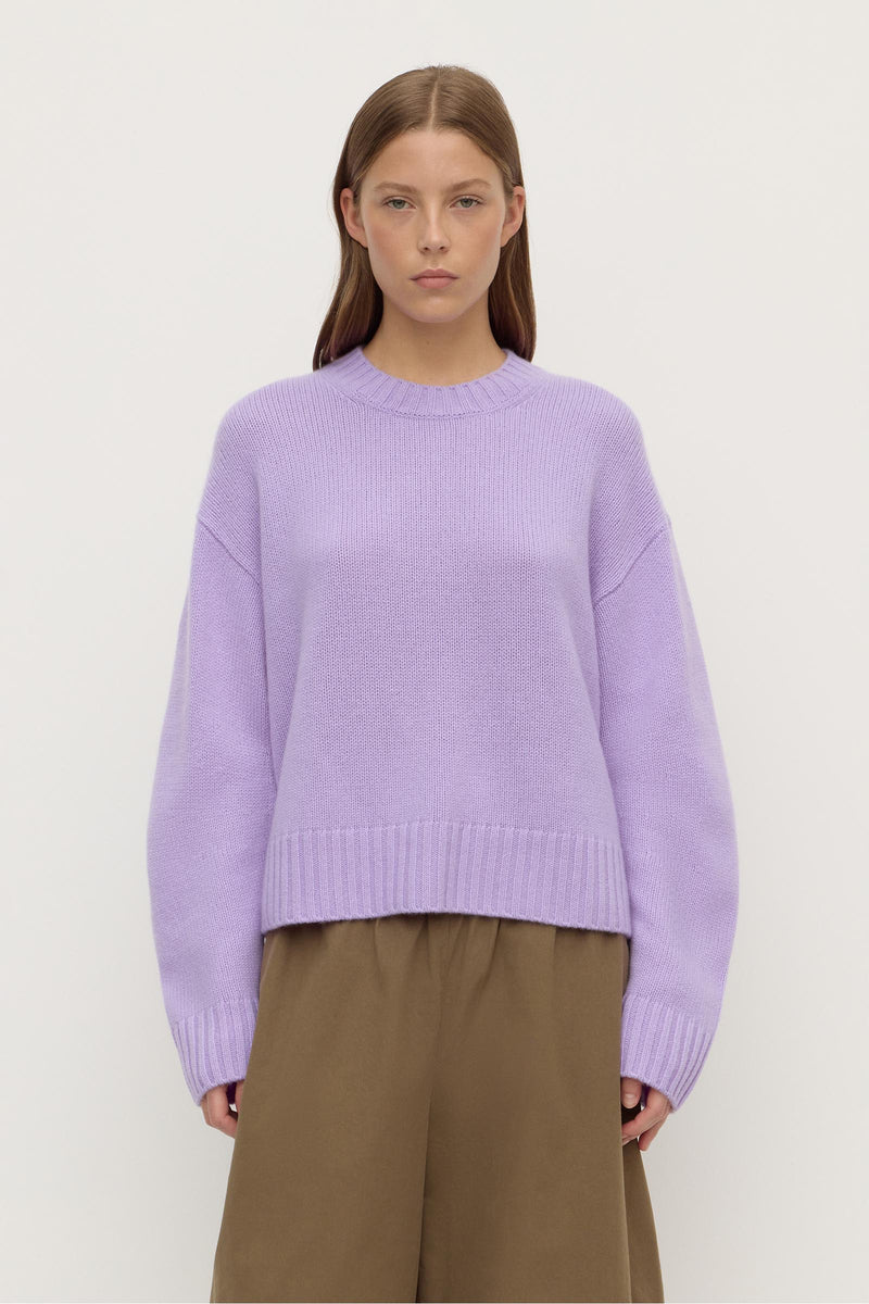 Womens Laurie Cashmere Knit Mauve | Assembly Label