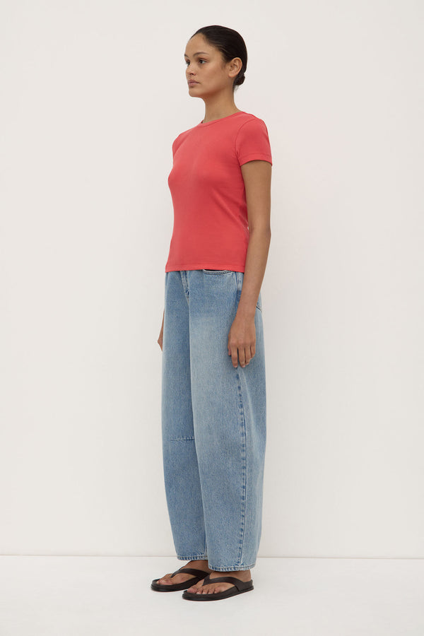 Linley_Rib_Tee_Washed_Chilli_1334
