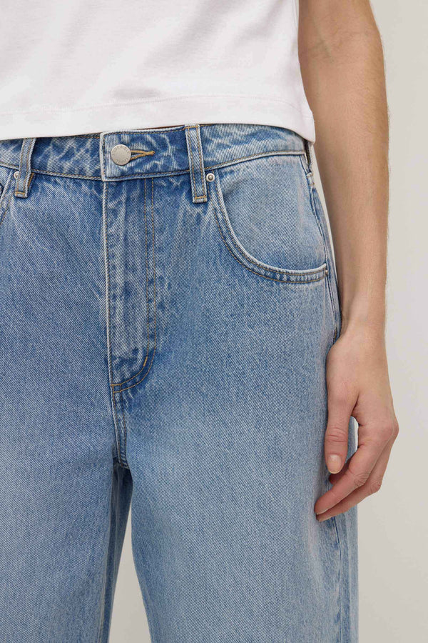 Re-Worn Low Curve Mid Rise Denim Jean