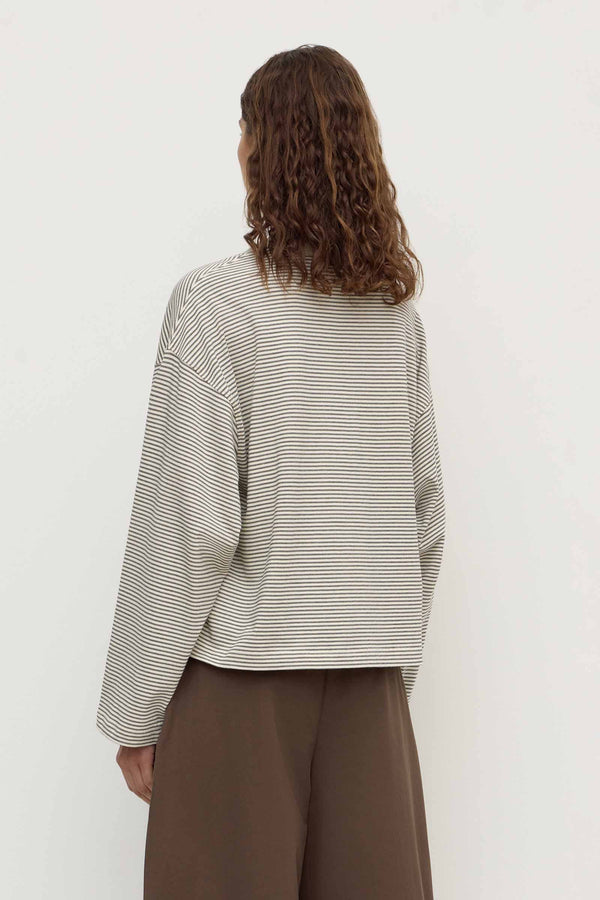 Re-Worn Malone Stripe Wide Sleeve Tee