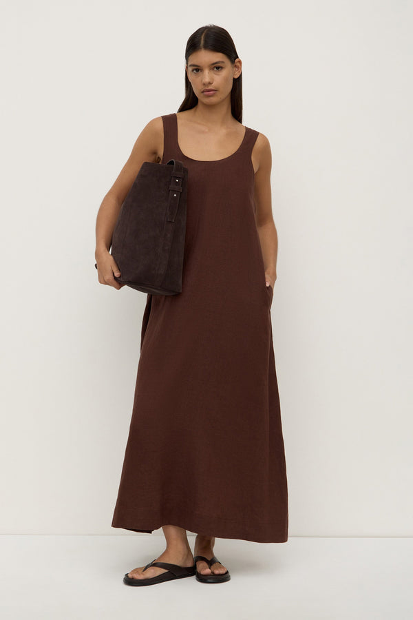 Re-Worn Maree Linen Maxi Dress