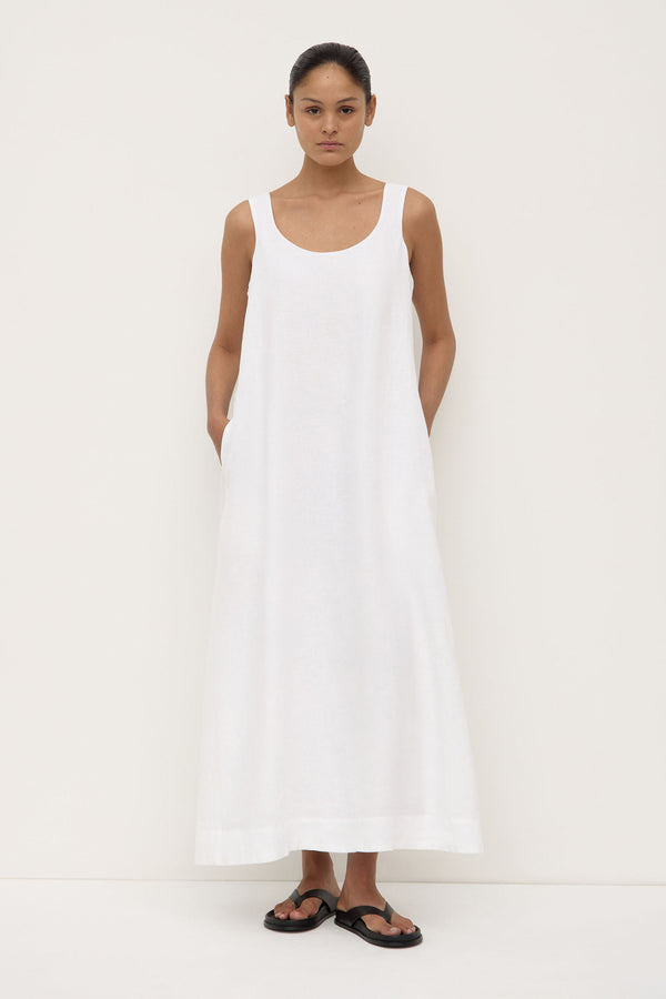 Re-Worn Maree Linen Maxi Dress