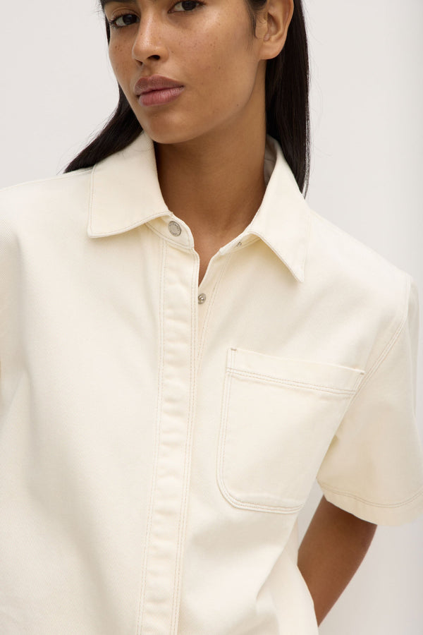 Re-Worn Marlow Boxy Denim Shirt