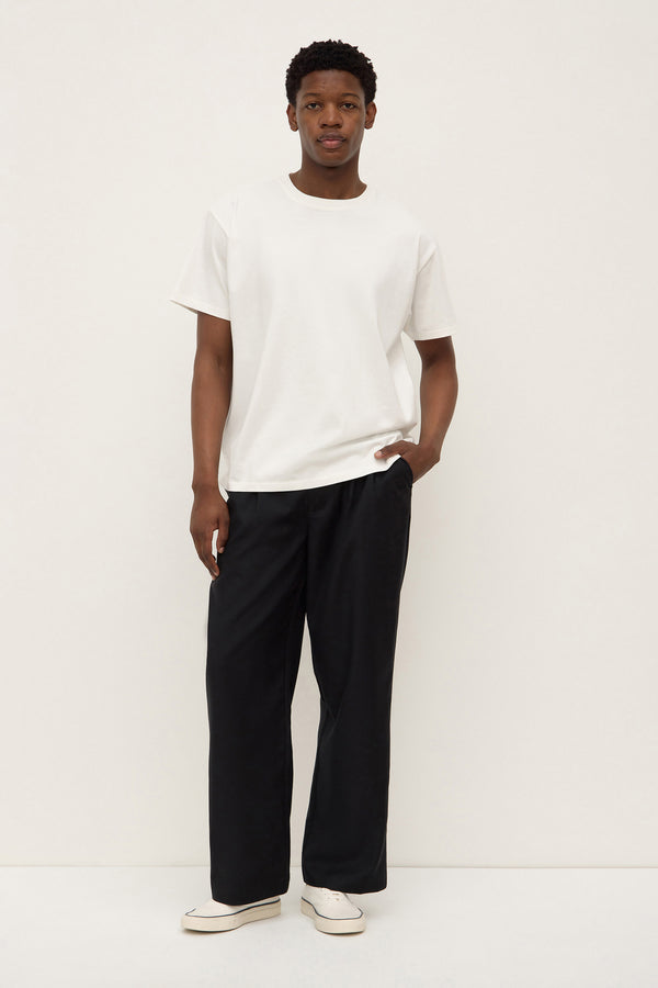 Mason Wool Pant Black-1
