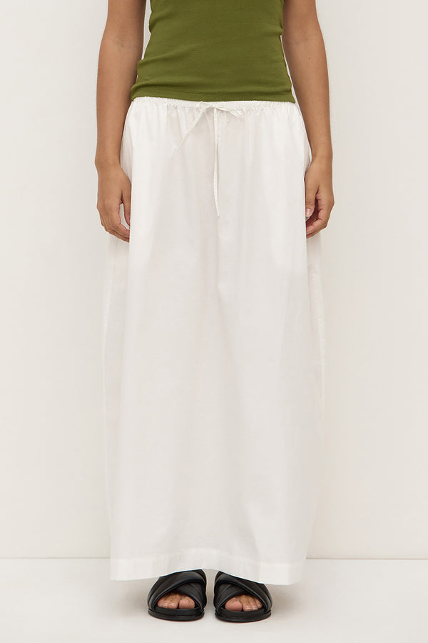 Re-Worn Maya Poplin Maxi Skirt