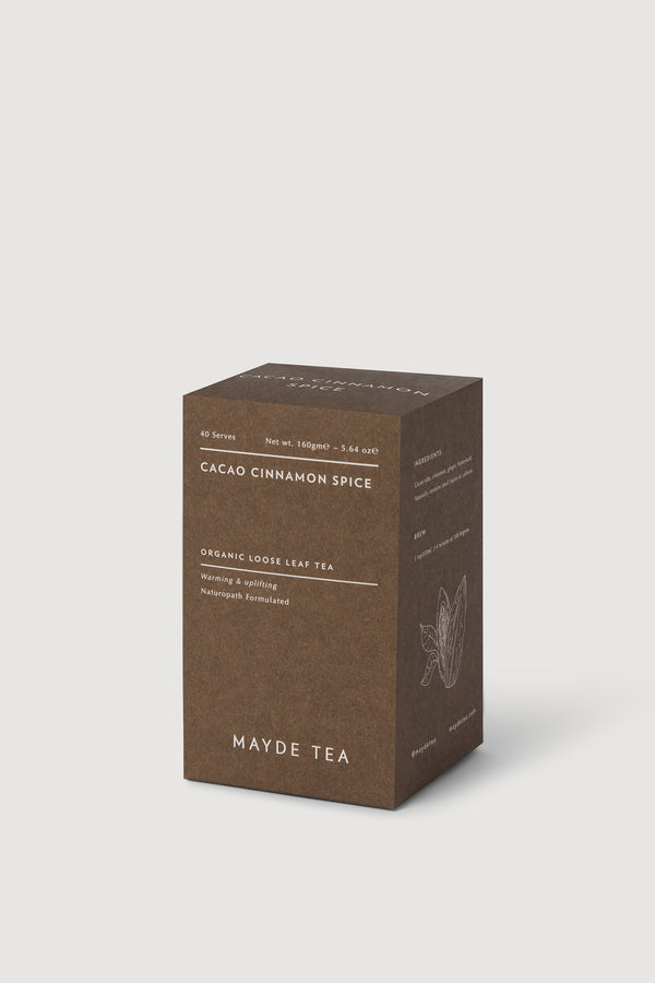 Mayde Tea Cacao Cinnamon Spice Organic Loose Leaf-1