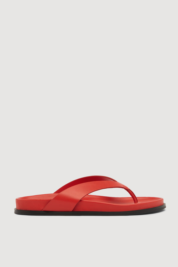 Mela Leather Thong Chilli-1