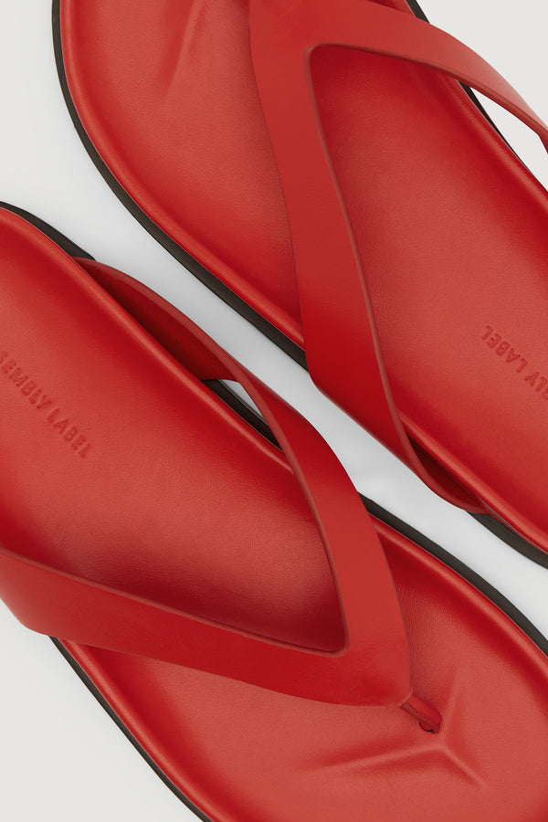 Mela Leather Thong Chilli-3