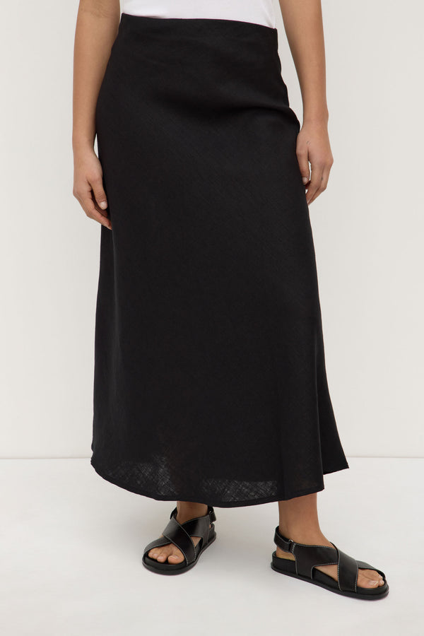 Melody_Linen_Bias_Skirt_Black_1685jpeg