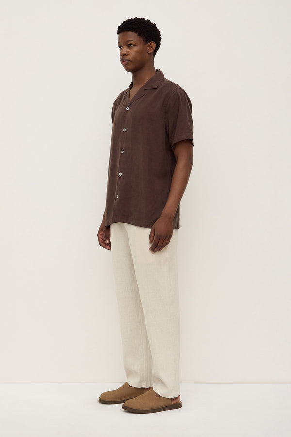 Miller Short Sleeve Shirt Ganache-3