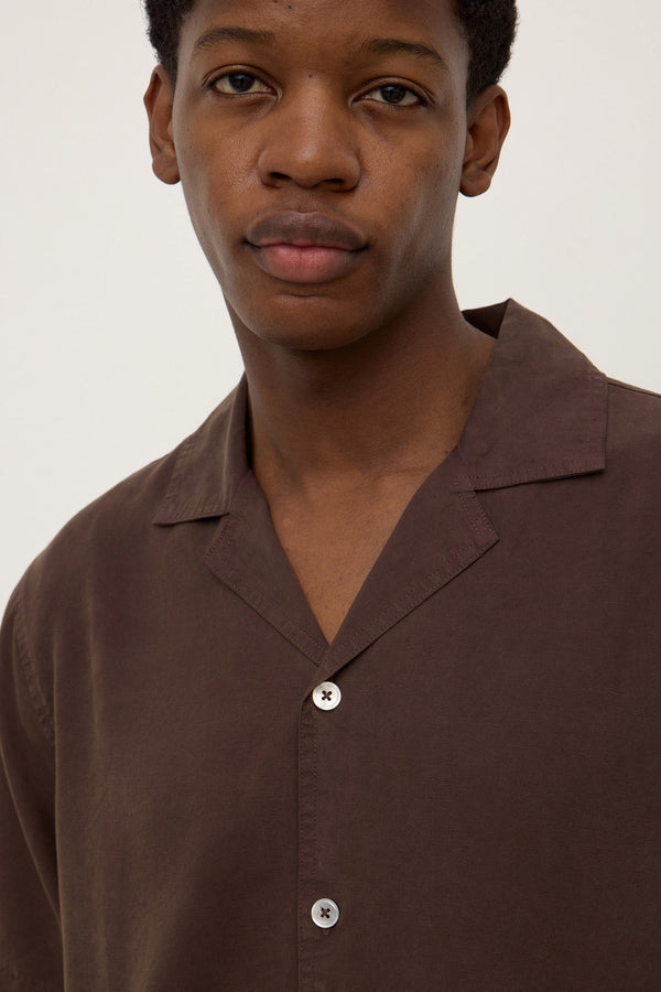 Miller Short Sleeve Shirt Ganache-5