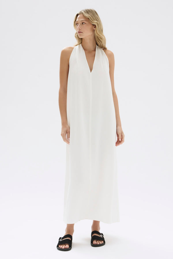 Re-Worn Morgan Halter Midi Dress
