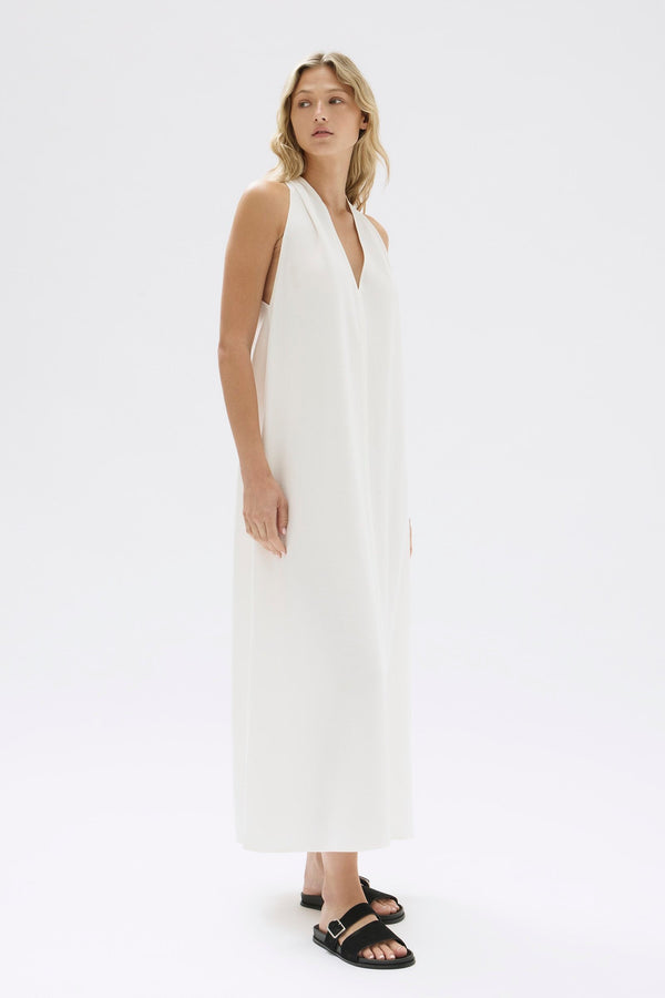 Re-Worn Morgan Halter Midi Dress